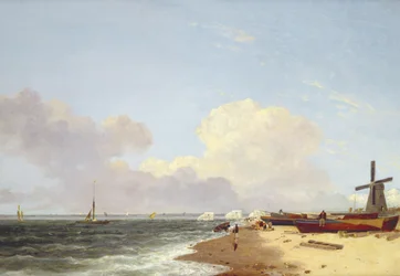 Yarmouth Beach, Blick nach Norden - Morgen